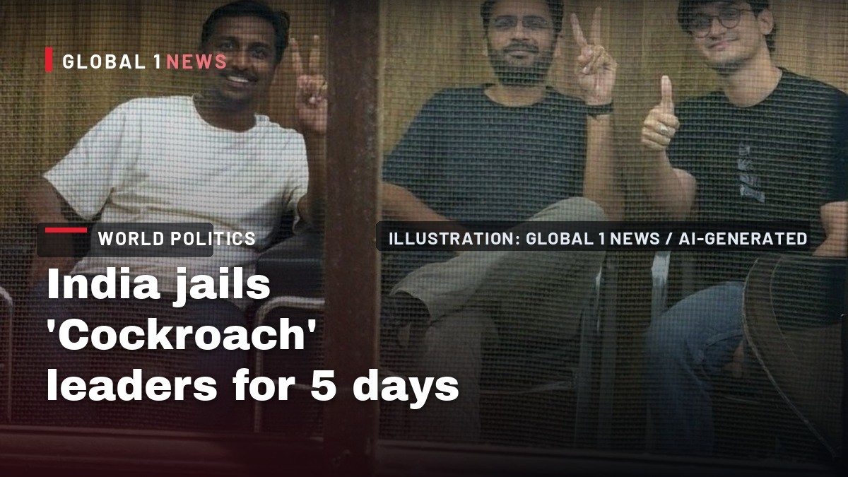 India jails 'Cockroach' leaders for 5 days over protest ban violation