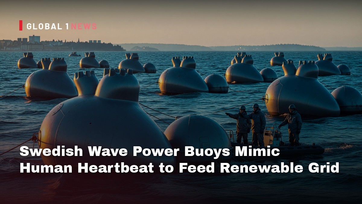 Swedish Wave Power Buoys Mimic Human Heartbeat to Feed Renewable Grid
