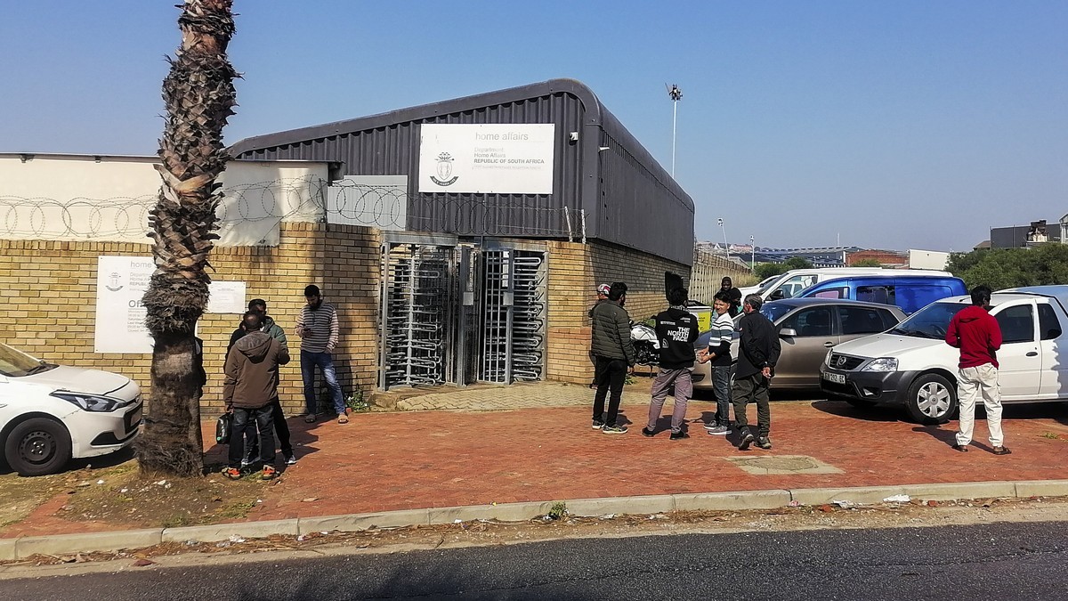 The Gqeberha Refugee Reception Office, one of five offices ordered to accept new asylum applications after a Constitutional Court ruling. Photo: Joseph Chirume/GroundUp