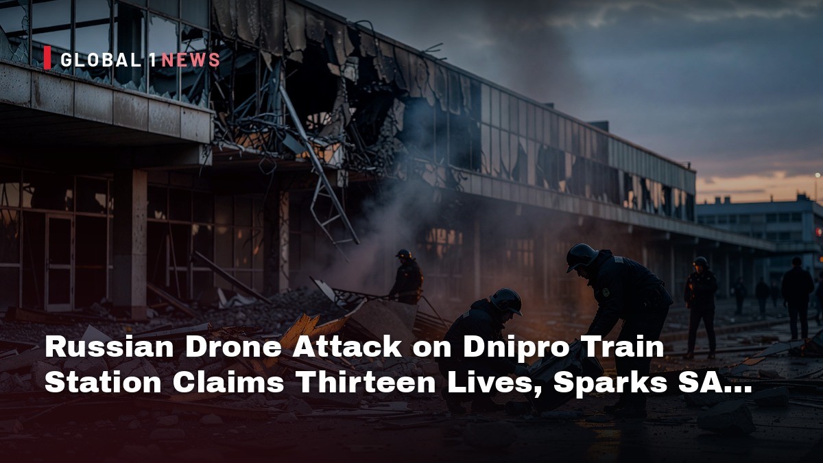 Russian Drone Attack on Dnipro Train Station Claims Thirteen Lives, Sparks SA Sports Community Reflection