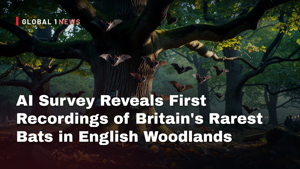 AI Survey Reveals First Recordings of Britain’s Rarest Bats in English Woodlands