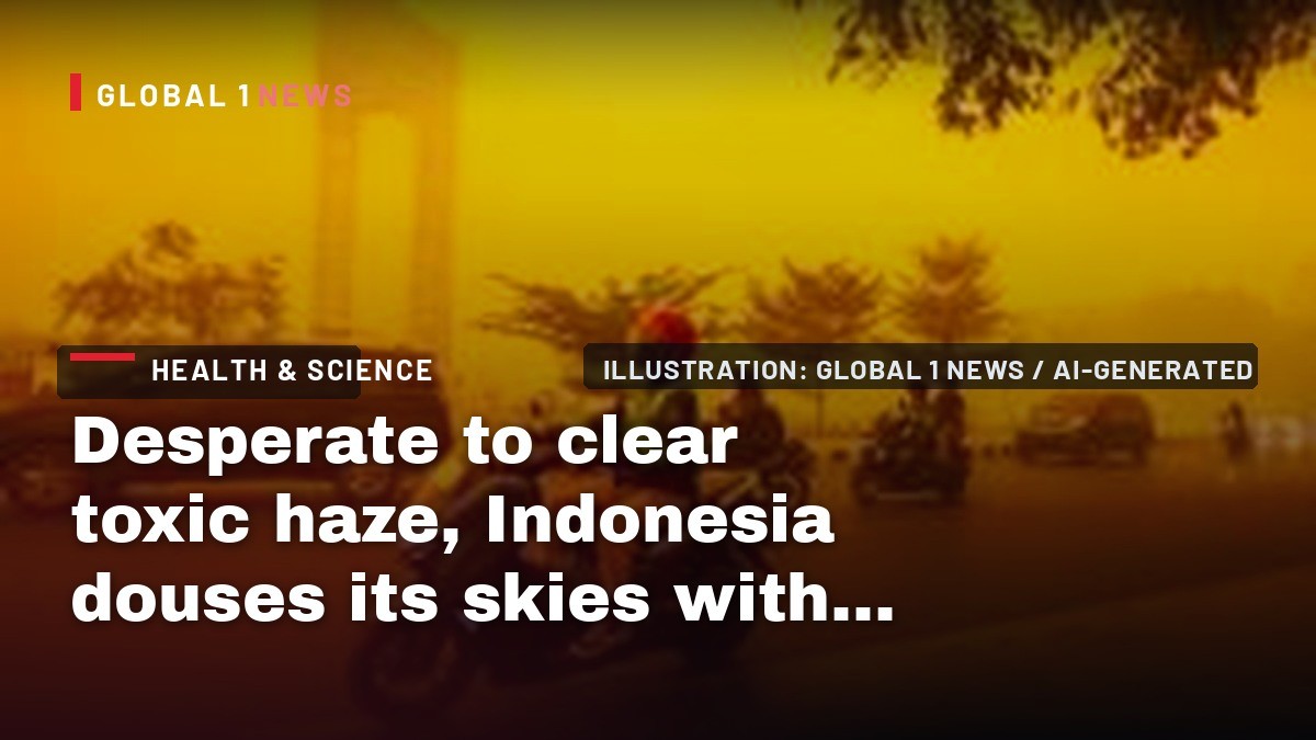 Desperate to clear toxic haze, Indonesia douses its skies with dry ice