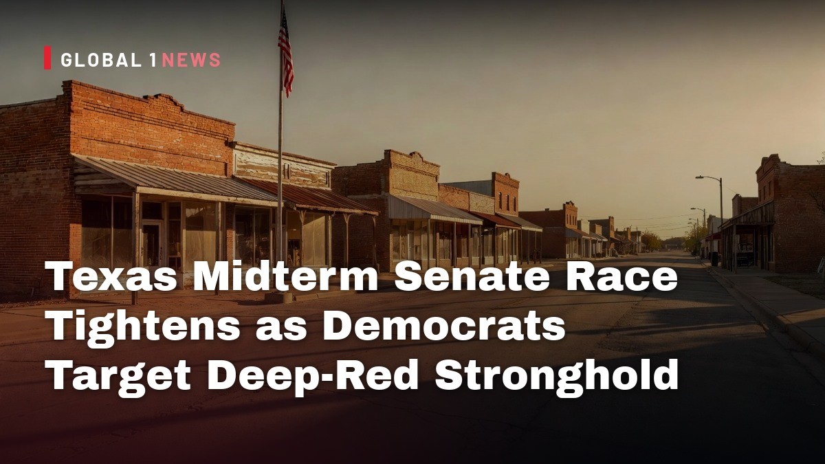 Texas Midterm Senate Race Tightens as Democrats Target Deep-Red Stronghold