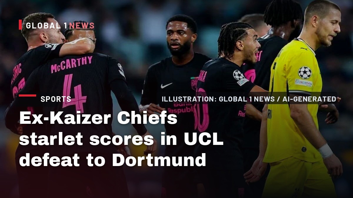 Ex-Kaizer Chiefs starlet scores in UCL defeat to Dortmund