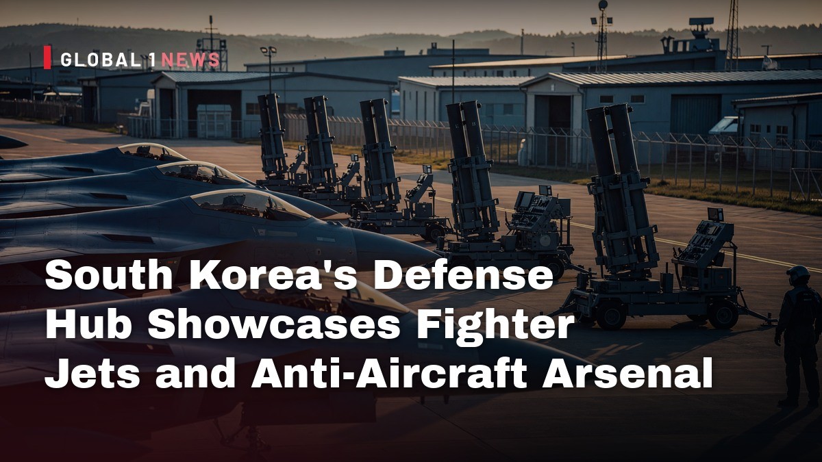 South Korea’s Defense Hub Showcases Fighter Jets and Anti‑Aircraft Arsenal
