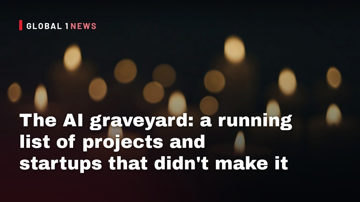 The AI graveyard: a running list of projects and startups that didn’t make it