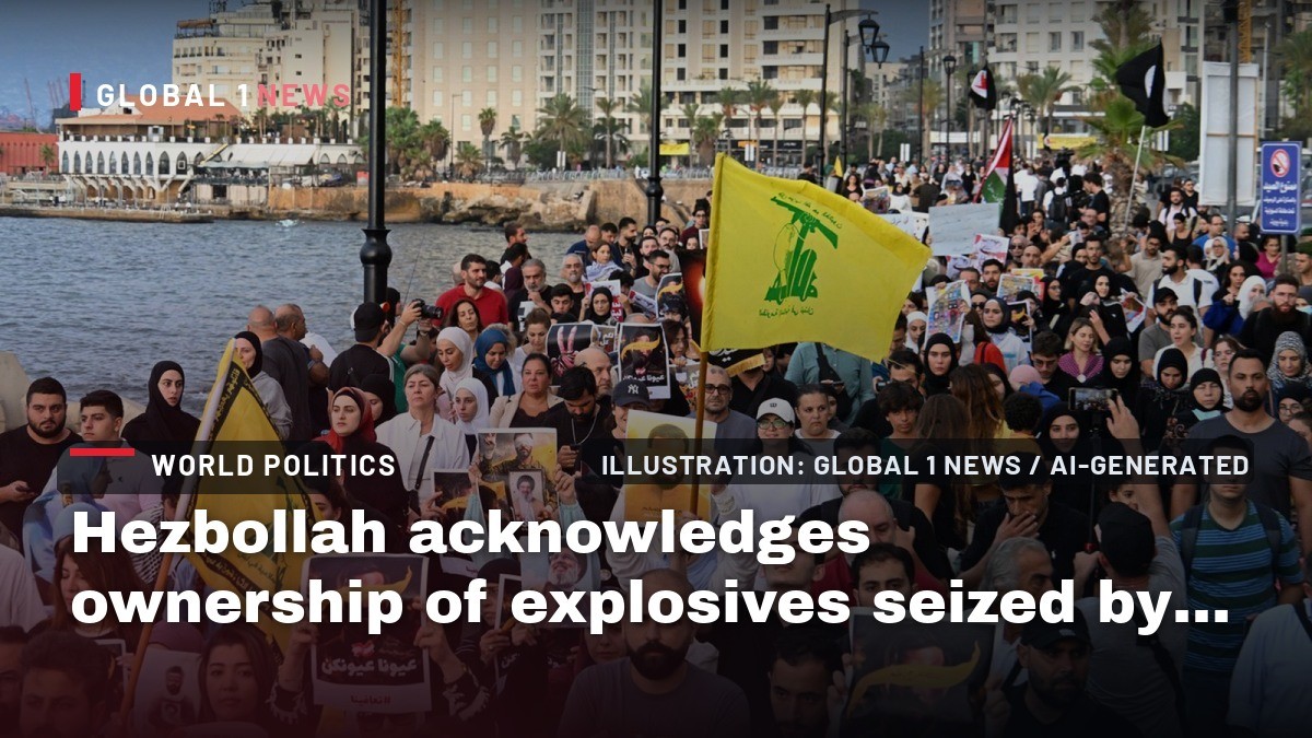 Hezbollah acknowledges ownership of explosives seized by Lebanese authorities