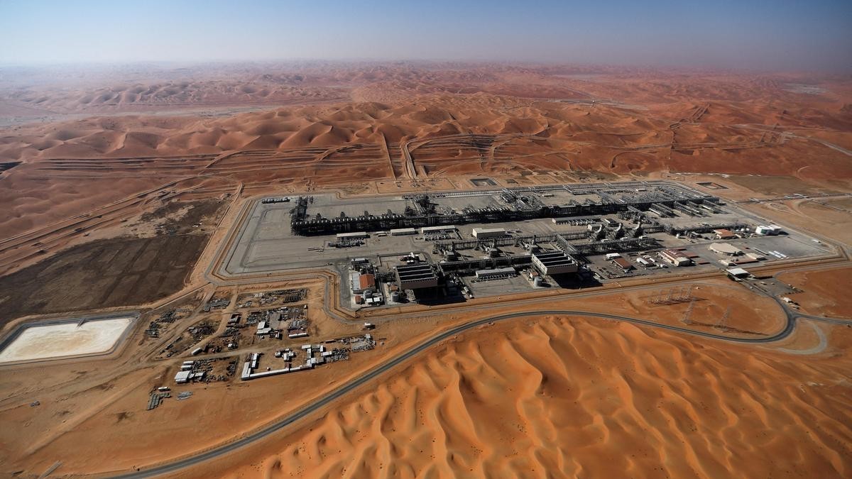 Aerial view of Saudi Aramco's Shaybah oil field in the Empty Quarter, Saudi Arabia. File photo: REUTERS/Hamad I Mohammed via The Hindu