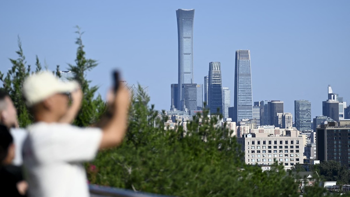 The Beijing central business district on September 1, 2026. Photo: Wang Zhao/AFP via Getty Images, via CNBC
