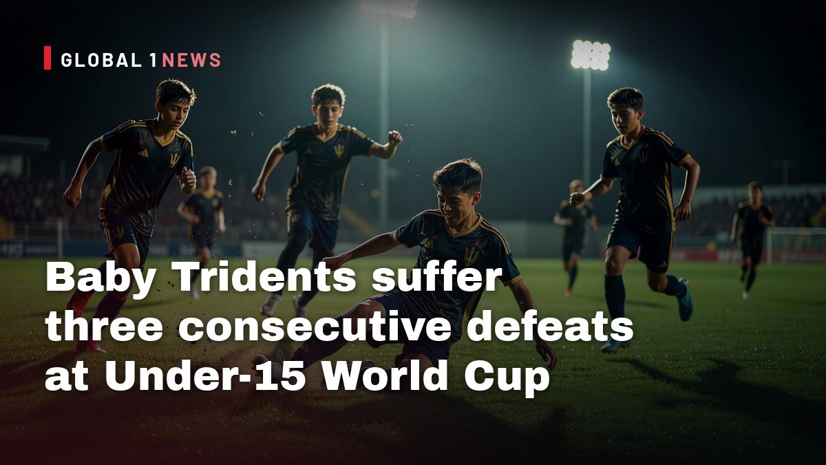 Baby Tridents suffer three consecutive defeats at Under-15 World Cup