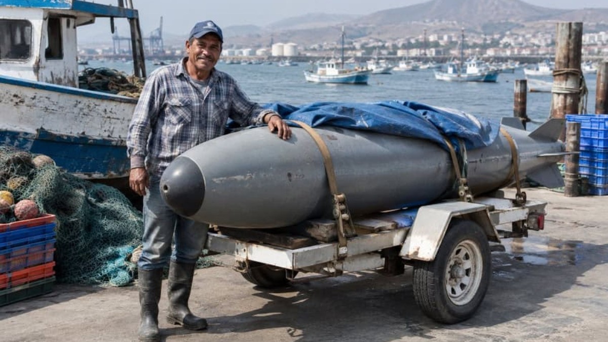 El Jalapeño: Ensenada fisherman says latest catch, a US Navy torpedo, is ‘a keeper’