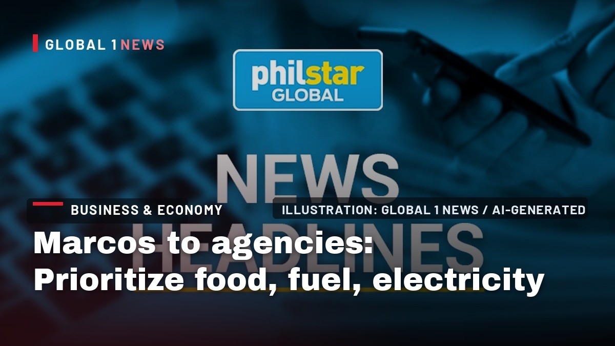 Marcos to agencies: Prioritize food, fuel, electricity