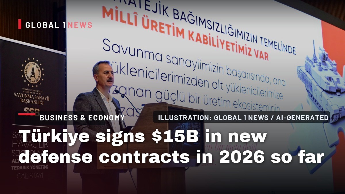 Türkiye signs $15B in new defense contracts in 2026 so far