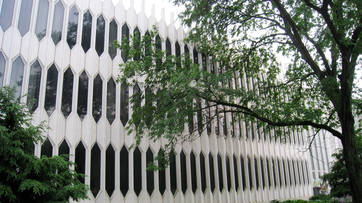 The Oberlin Conservatory of Music, where firefighters were called to a smoking vehicle in the parking lot on Wednesday morning. Photo: Daderot, public domain, via Wikimedia Commons