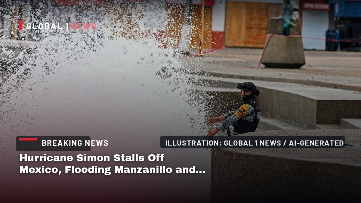 Hurricane Simon Stalls Off Mexico, Flooding Manzanillo and Closing Ports