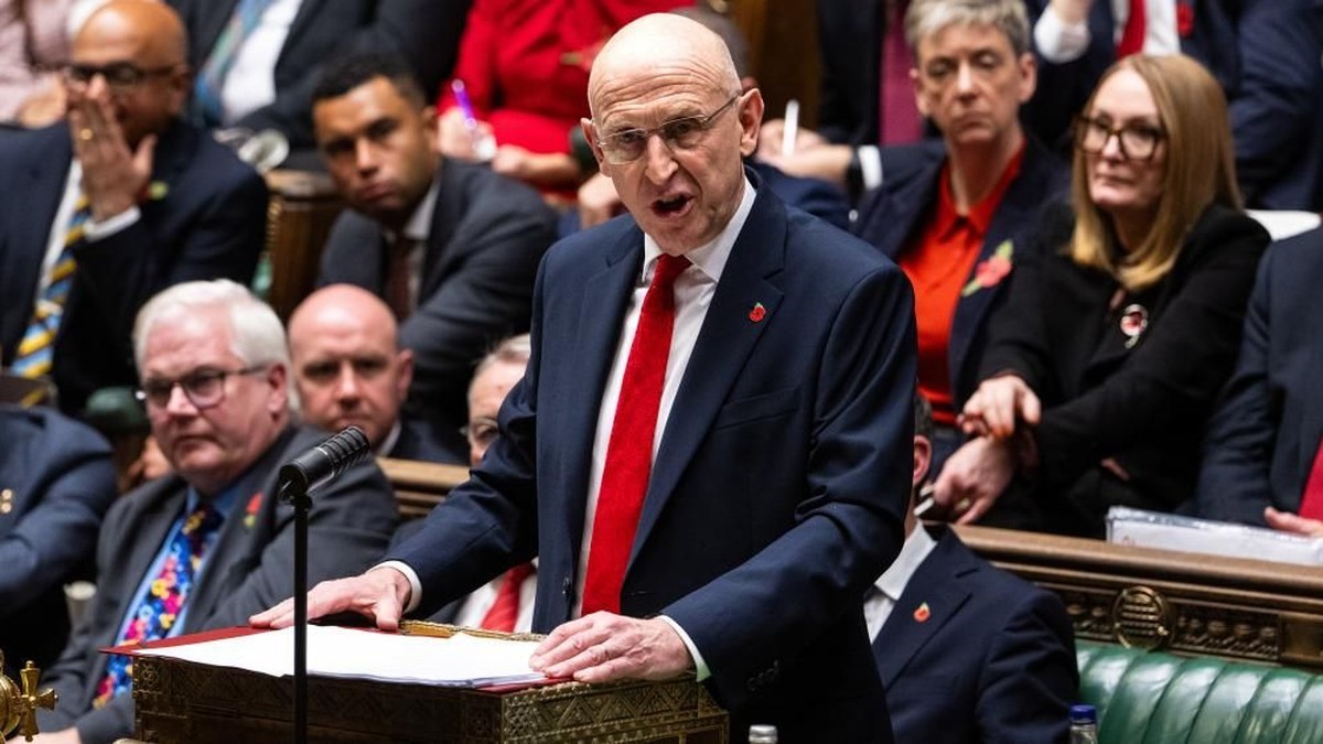 Chancellor John Healey speaks at the dispatch box in the House of Commons as he delivers his first Budget. Photo: Press Association via BBC