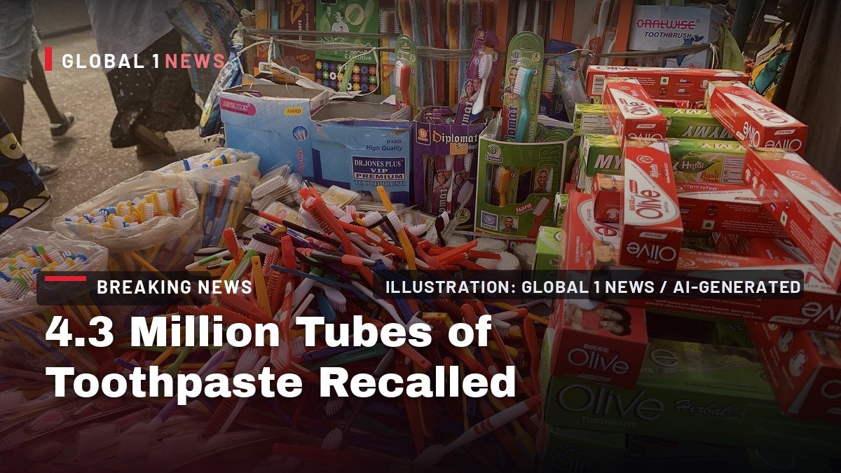 4.3 Million Tubes of Toothpaste Recalled as the FDA Cites Manufacturing Deviations