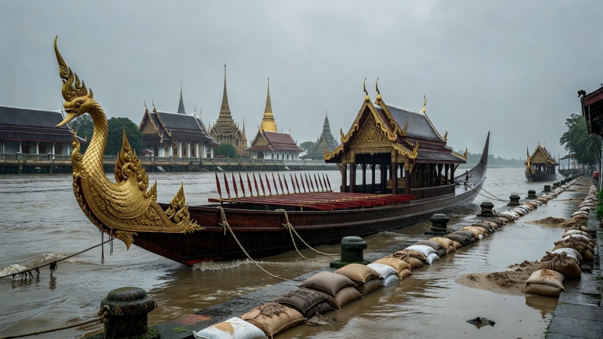 Royal Barge Rehearsal Delayed by Flooding Highlights Bangkok’s Seasonal Challenges