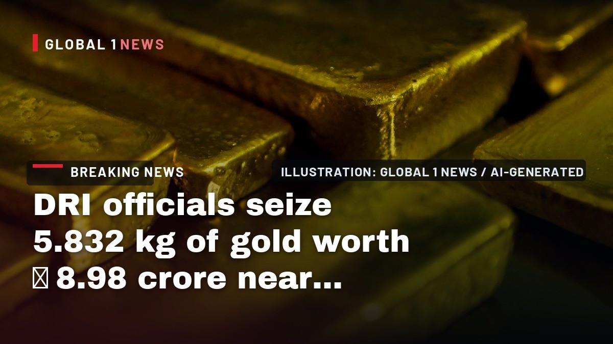 DRI officials seize 5.832 kg of gold worth ₹8.98 crore near Visakhapatnam