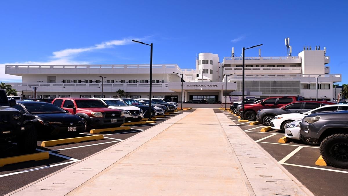 Guam Memorial Hospital. The hospital's emergency department stays open around the clock during Typhoon Champi. Photo: Pacific Daily News